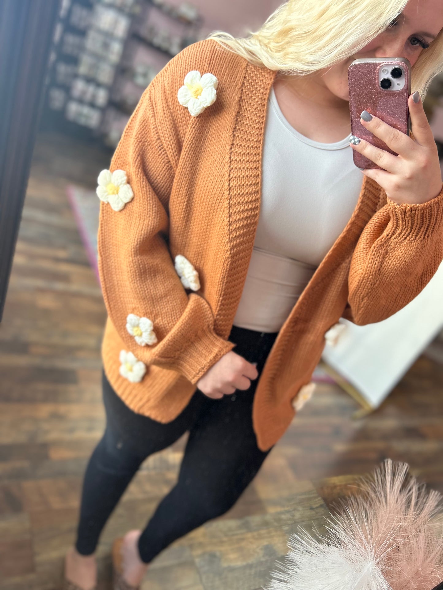 Emmarae Floral Knit Cardigans