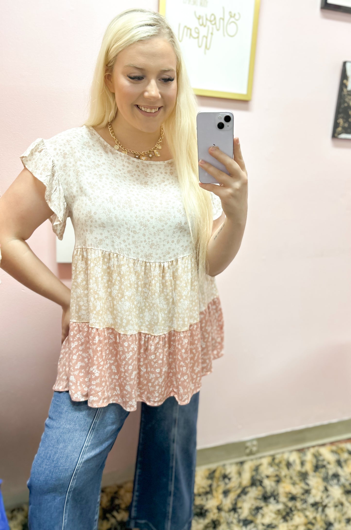 Whimsical Babydoll Blouse