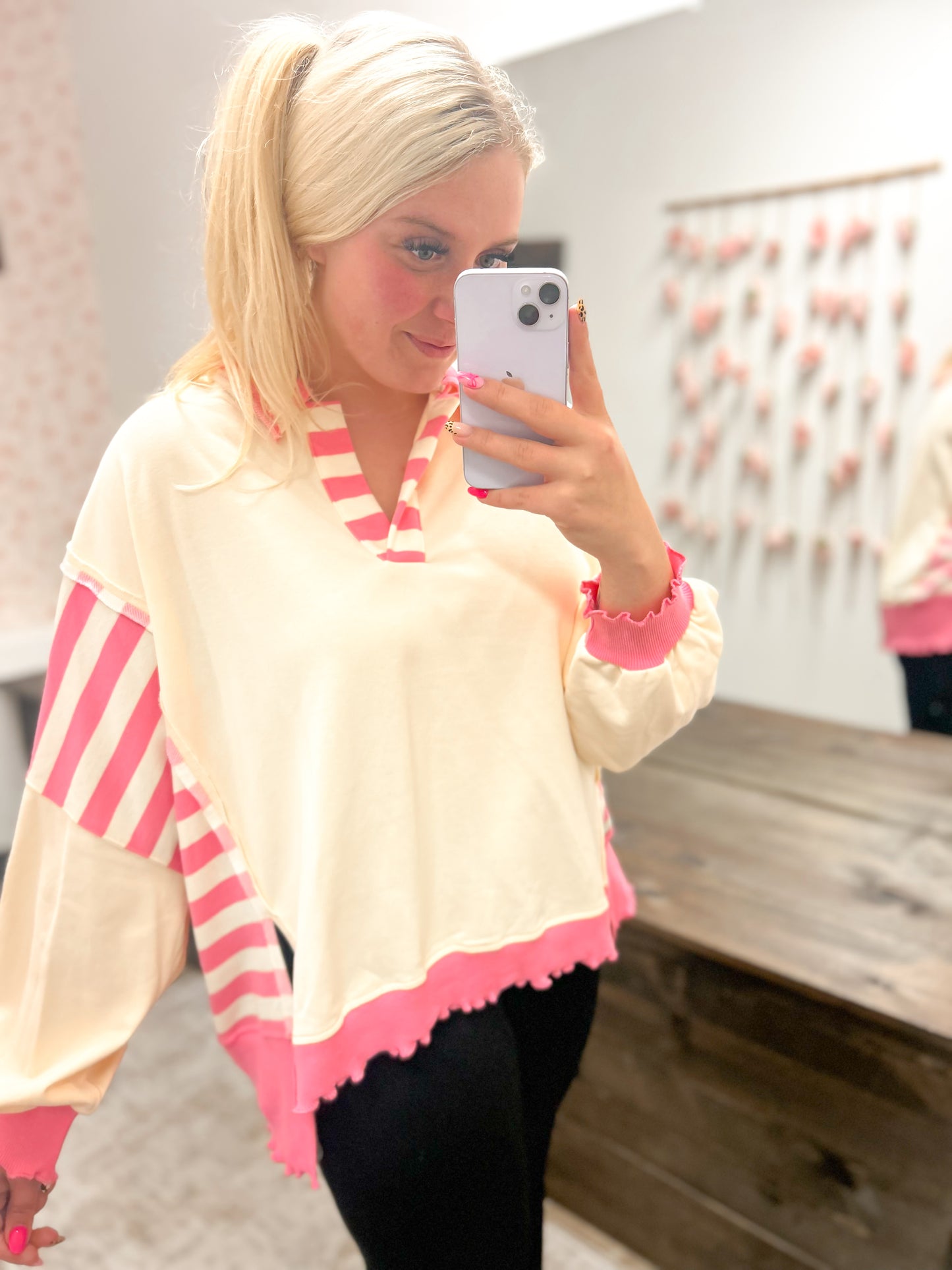 Perfect in Pink Oversized Crewneck