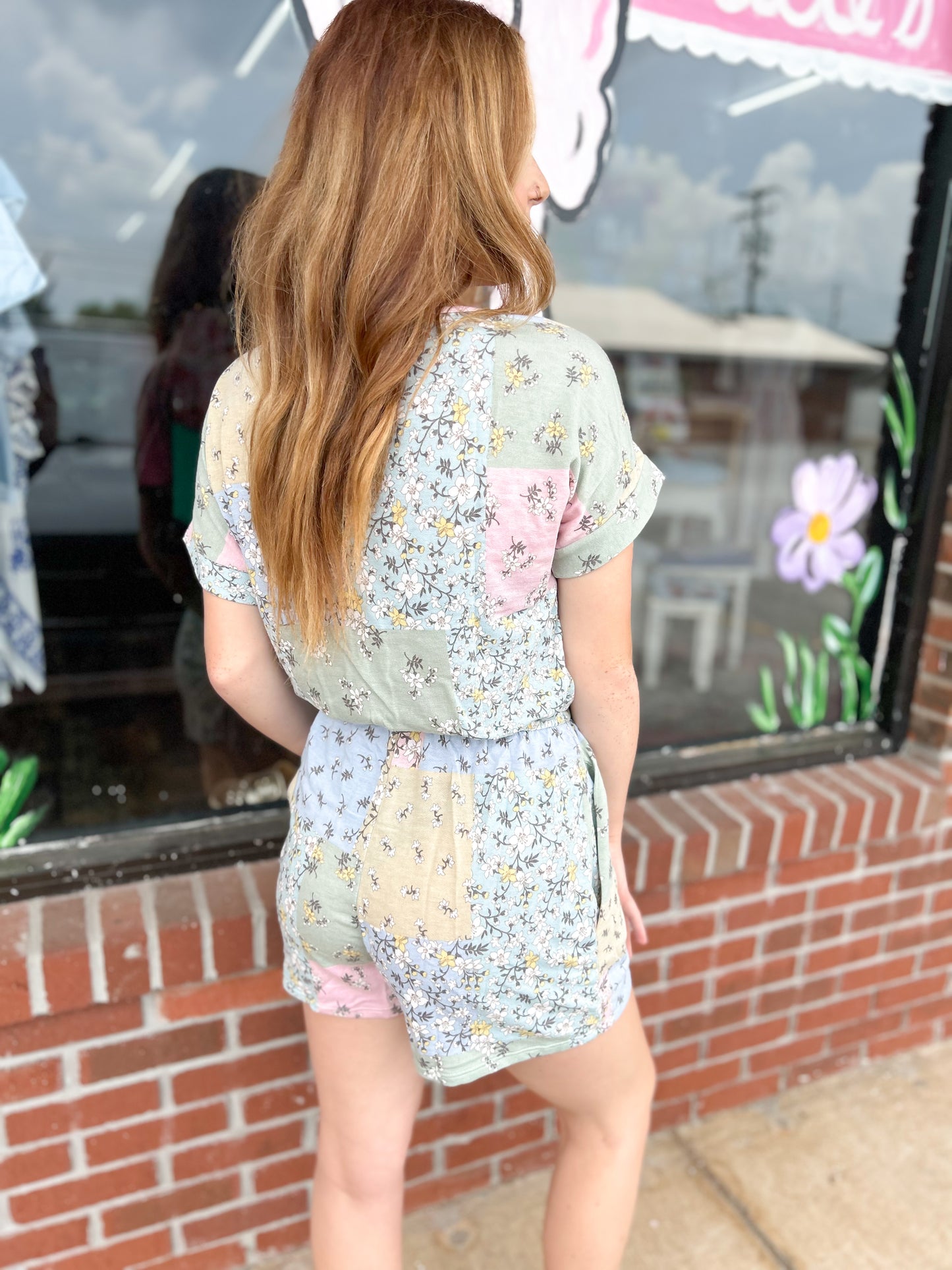 Patchwork Quilted Romper