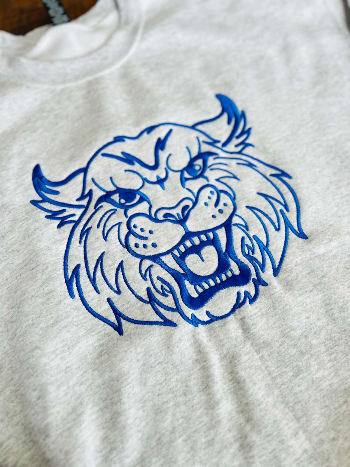 Wildcats Embroidered Side Split Crewneck