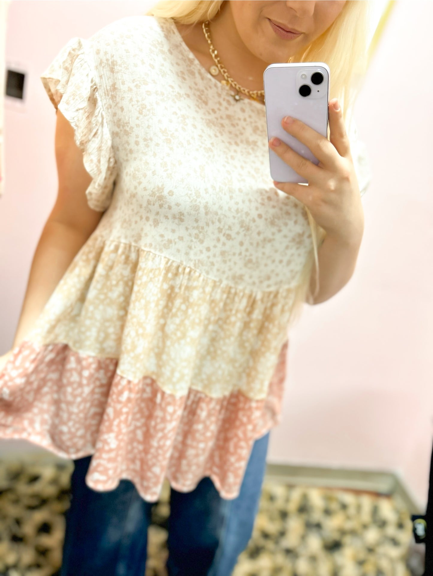 Whimsical Babydoll Blouse