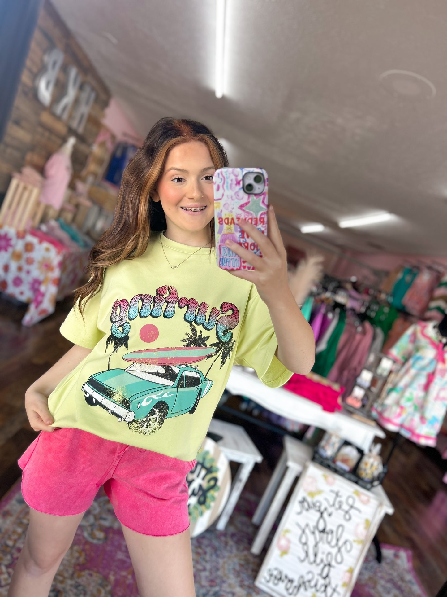 Surfs Up Bling Graphic