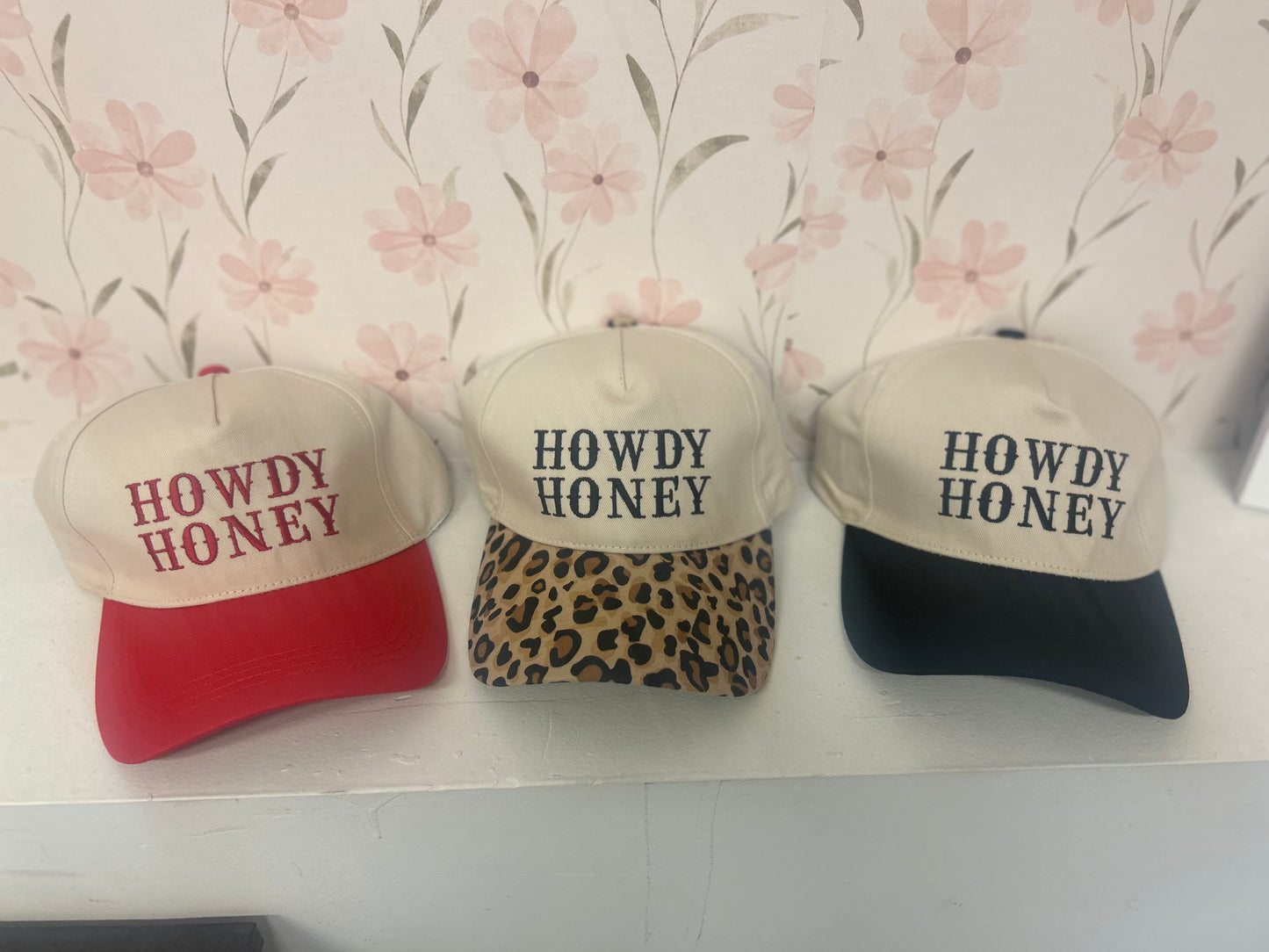 Howdy Honey Embroidered Hats