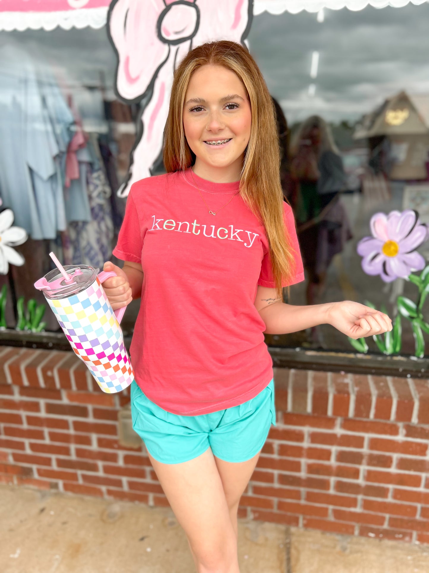 Kentucky Embroidered Color burst Tee