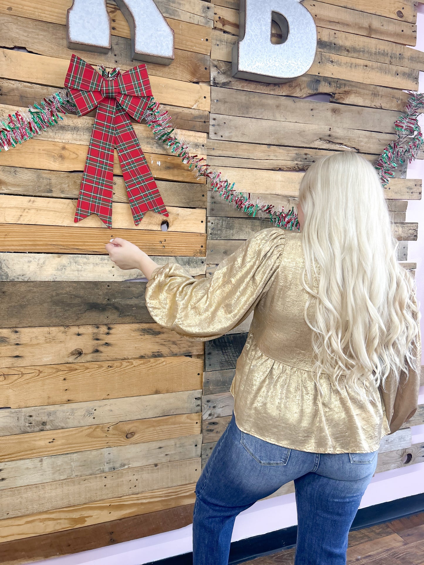 Glistening Gold Blouse