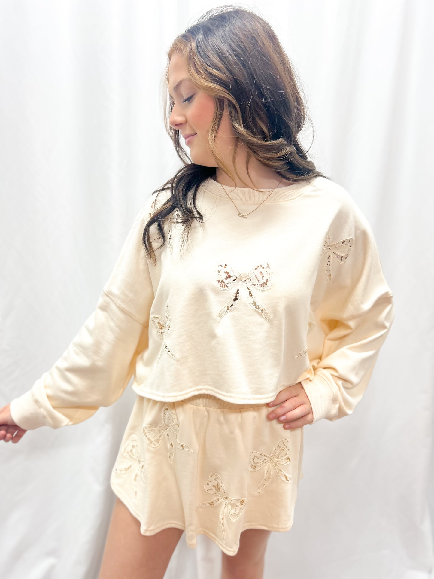 Yellow Lace Coquette Set (TOP)