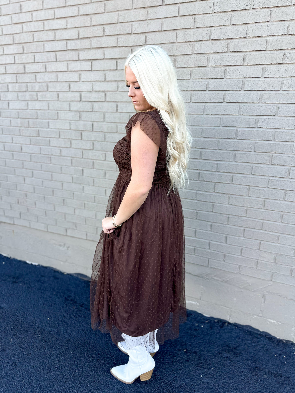 Autumn Leaves Tulle Maxi