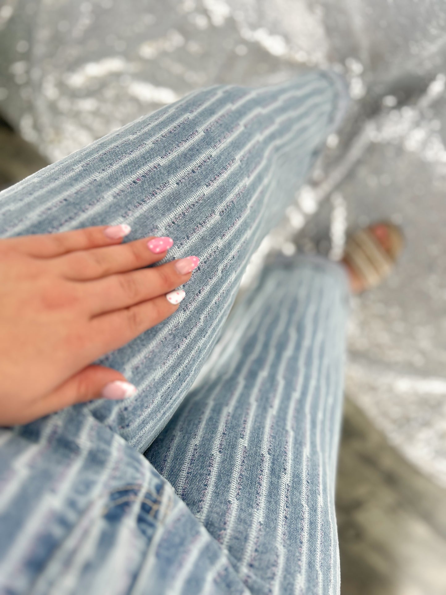 Liliana Cuffed Straight Denim