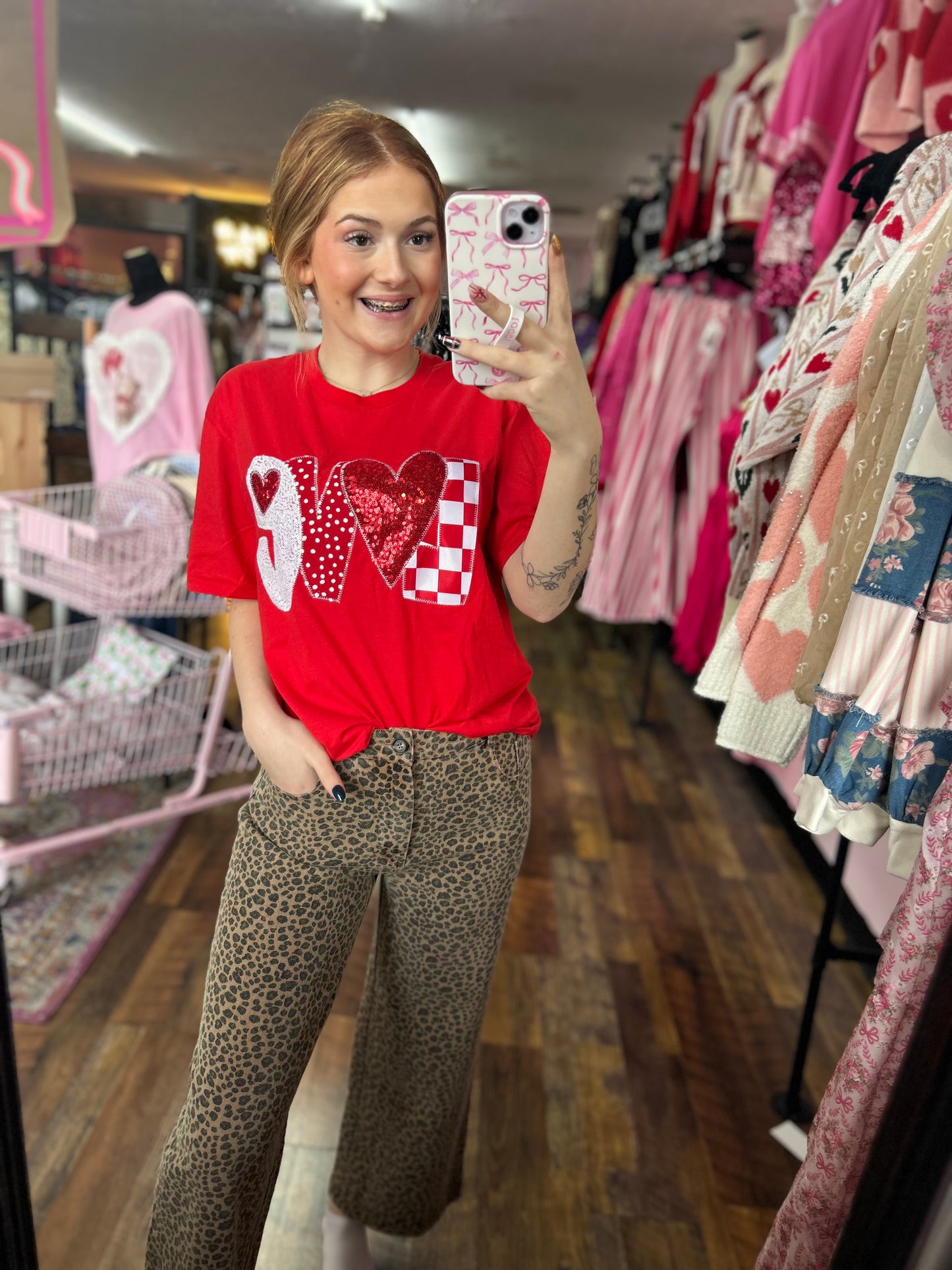 Love Appliqué Tee