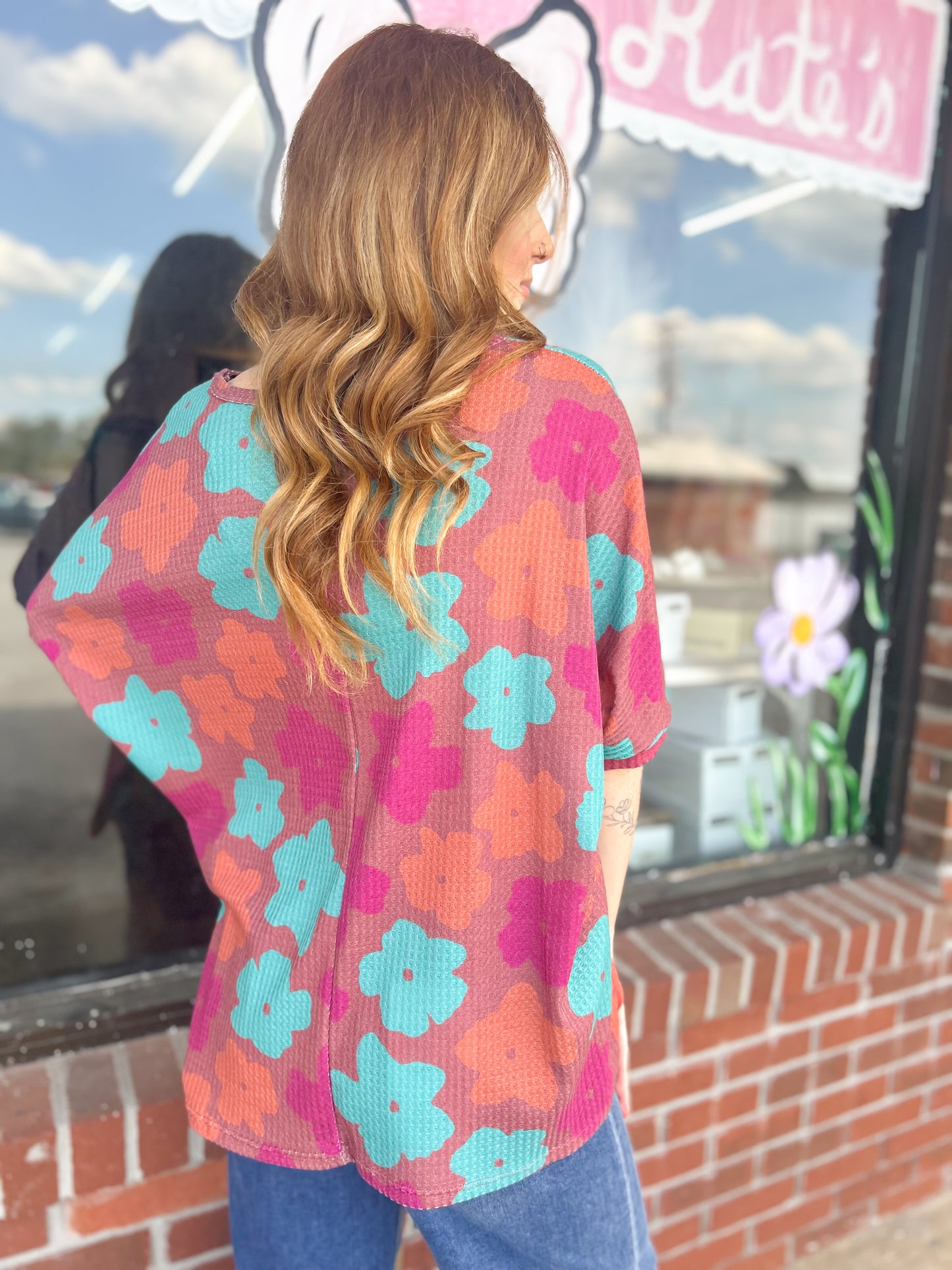 Rustic Charm Waffle Top