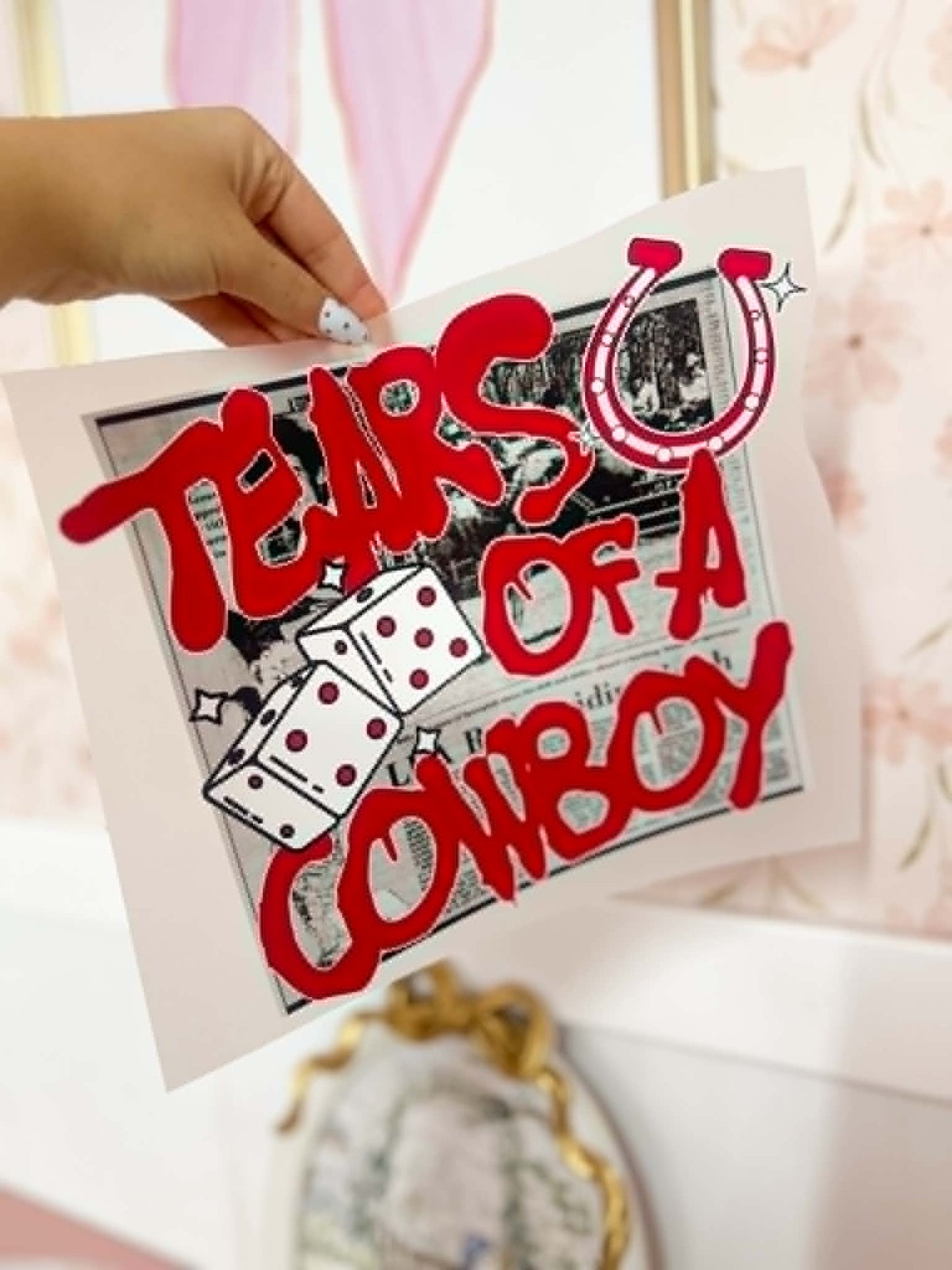 Tears Of A Cowboy Print
