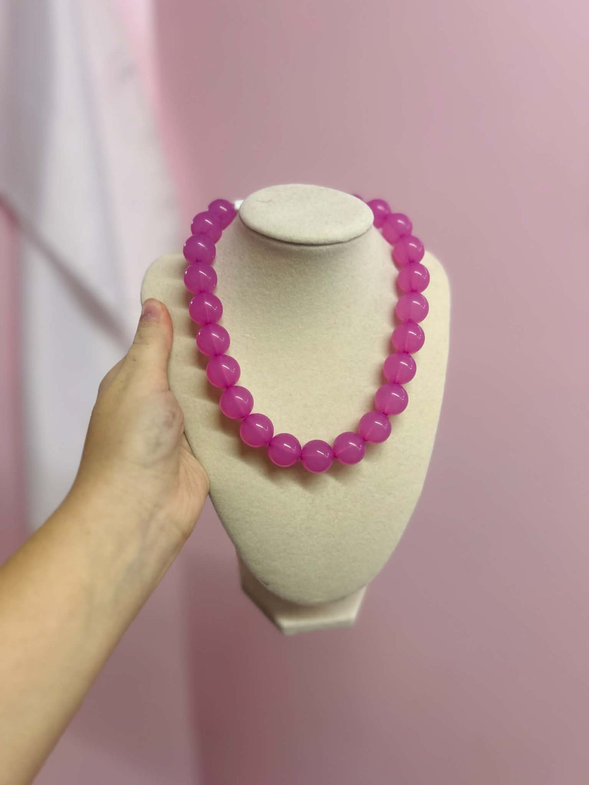 Pink Bubble Necklace