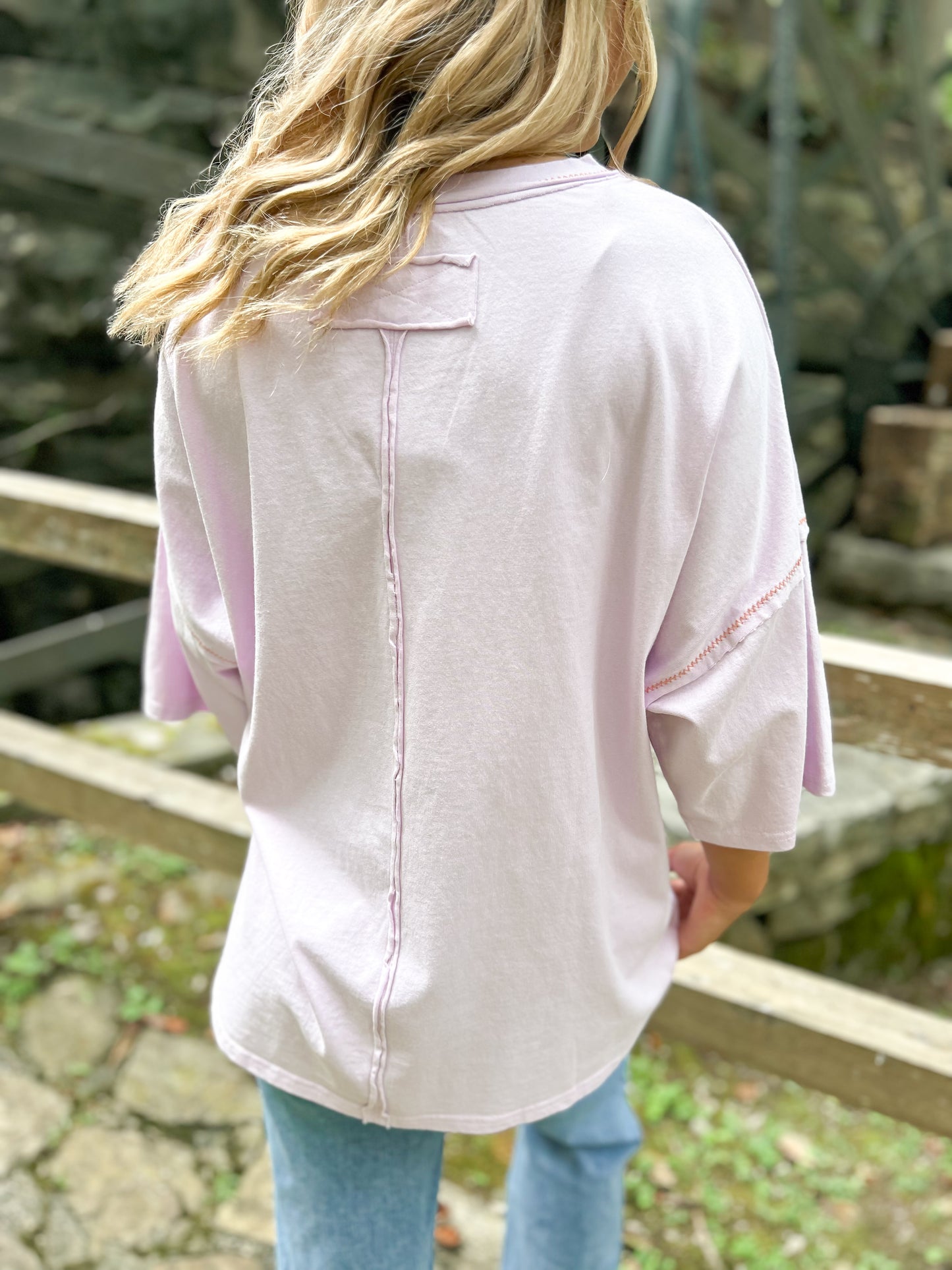 Lasso Lavender Oversized Graphic