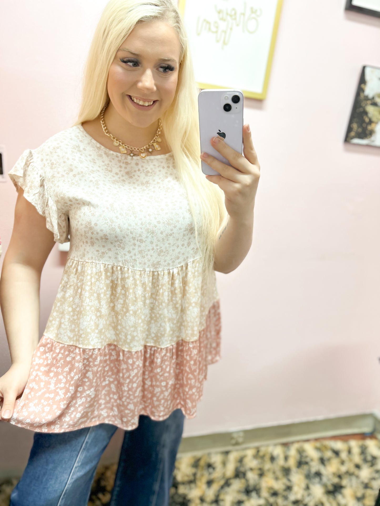 Whimsical Babydoll Blouse