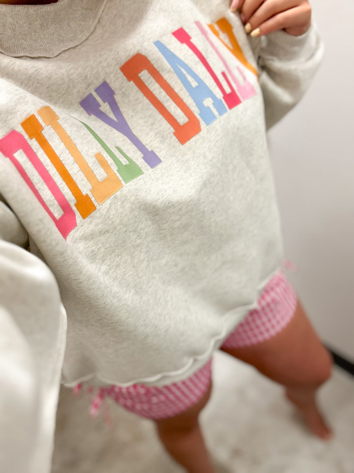 Dilly Dally Reversible Mockneck