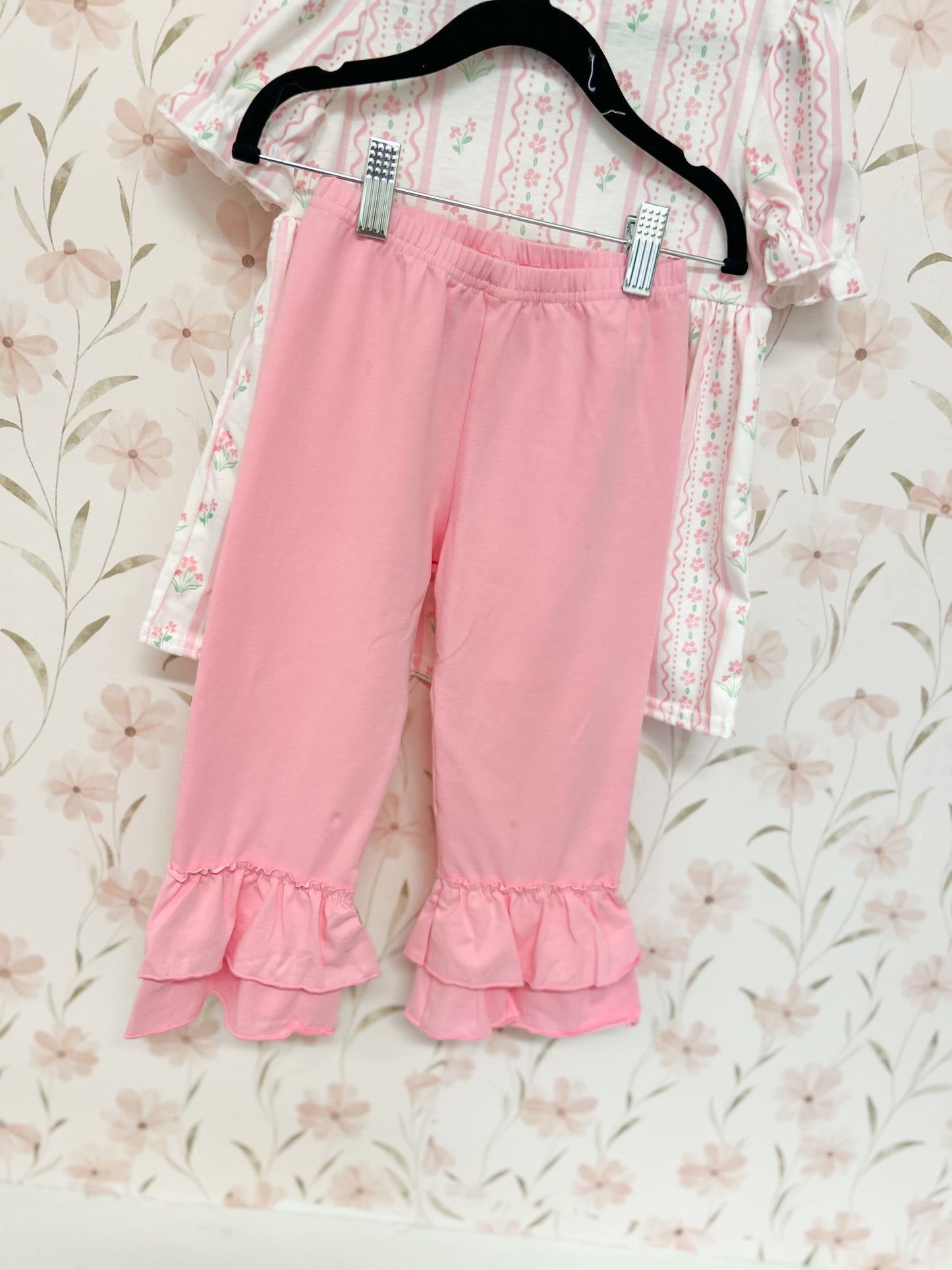 Coquette Embroidered Floral Set