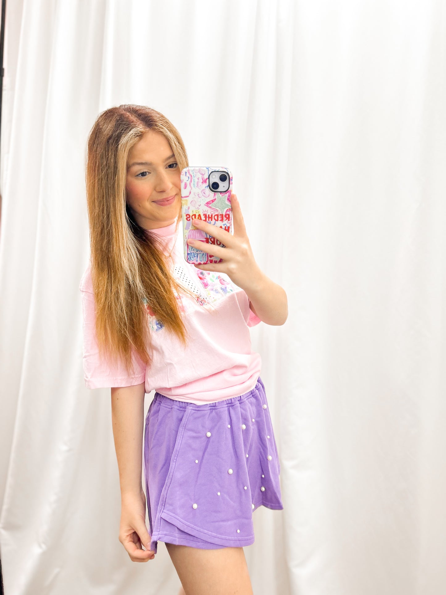 Purple Pearl Skort