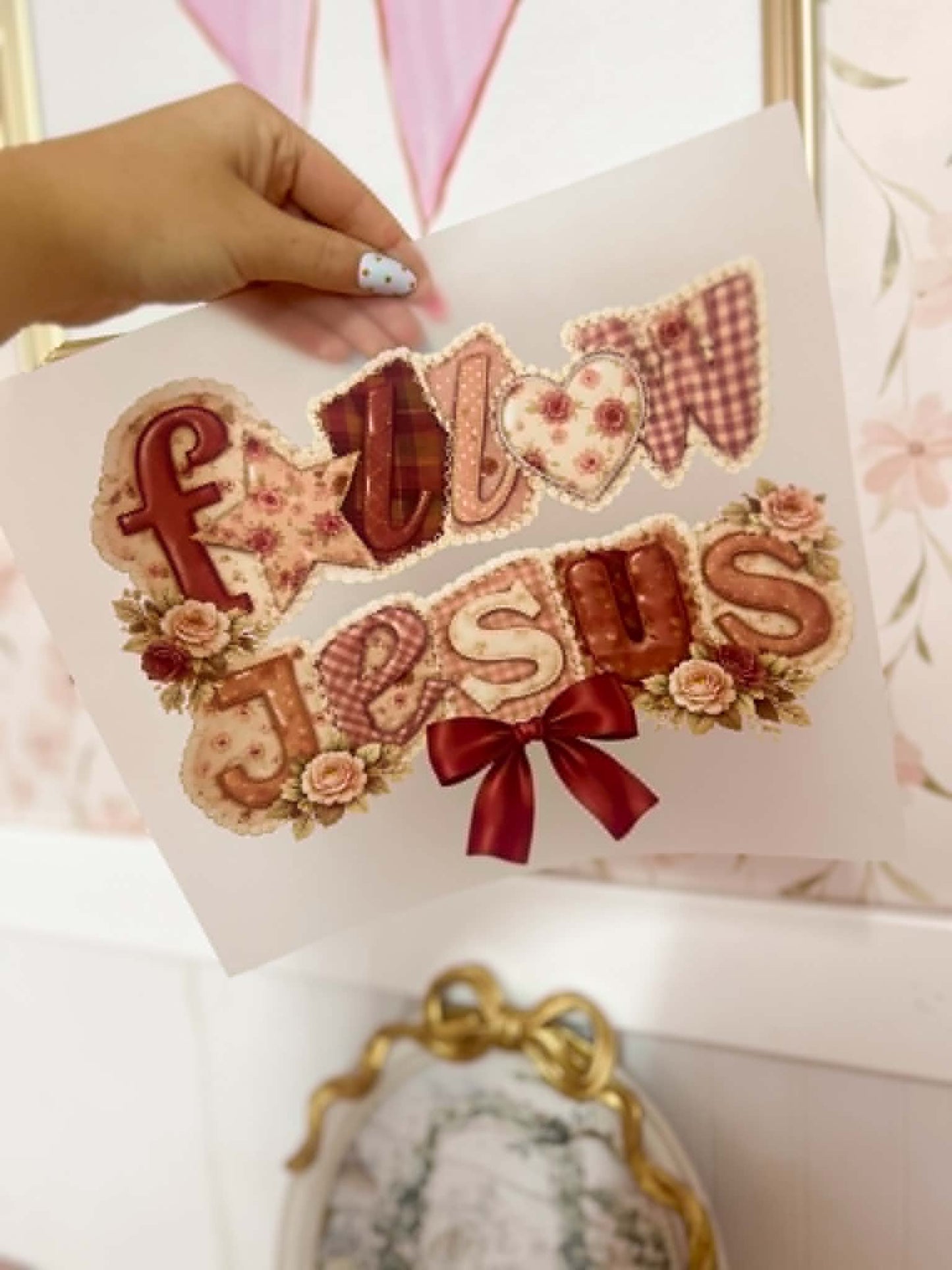 Follow Jesus Vintage Print