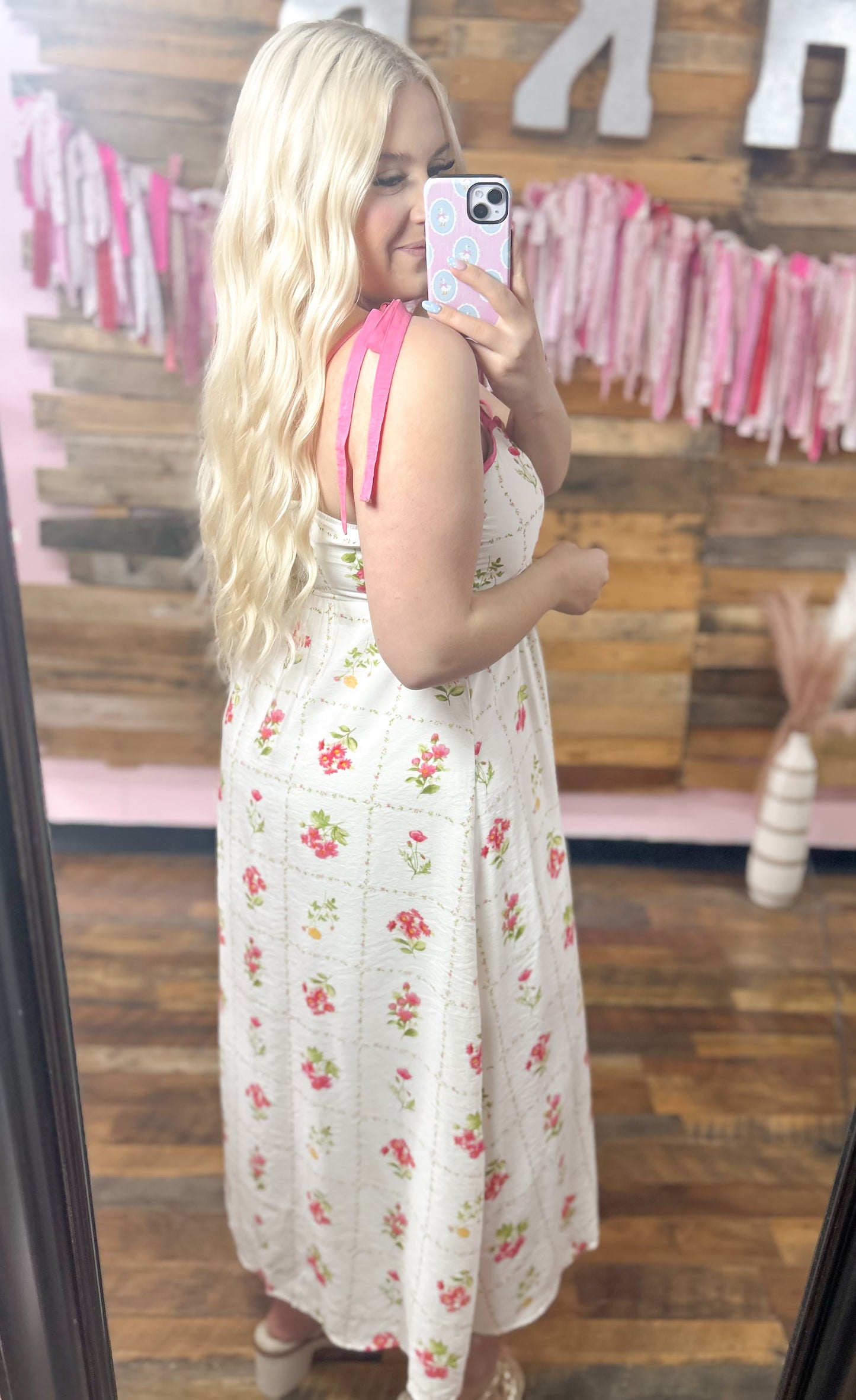 Garden Squares Scallop Maxi