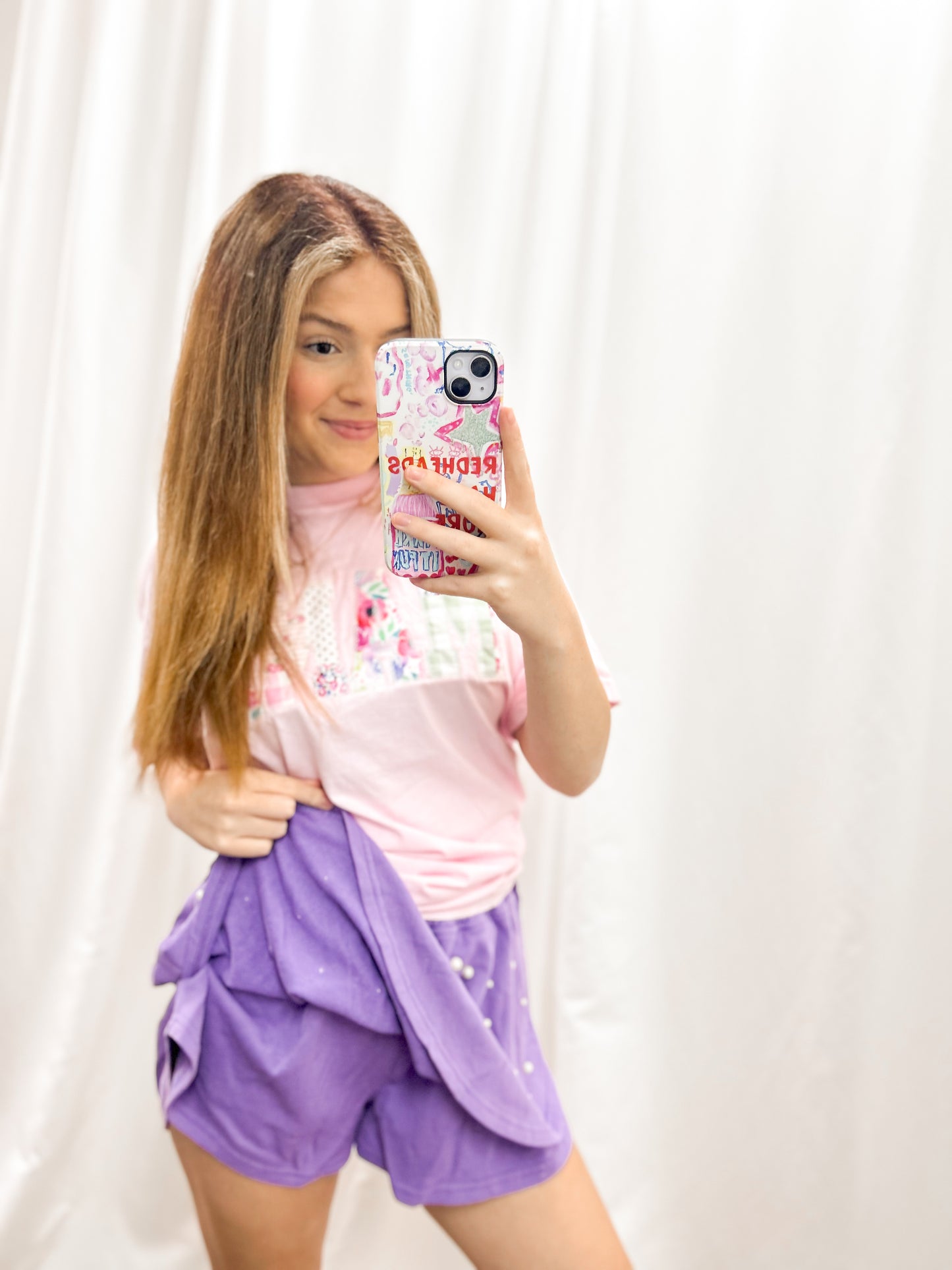 Purple Pearl Skort