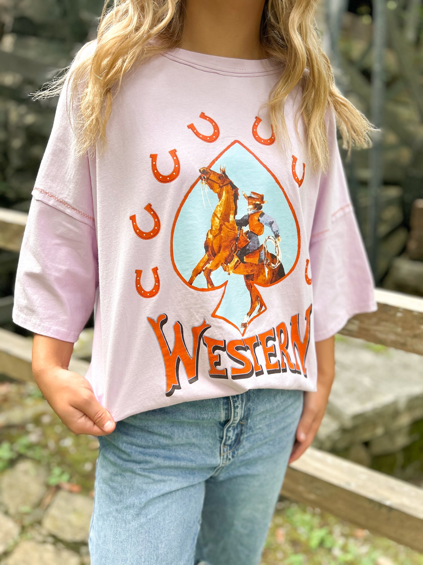 Lasso Lavender Oversized Graphic
