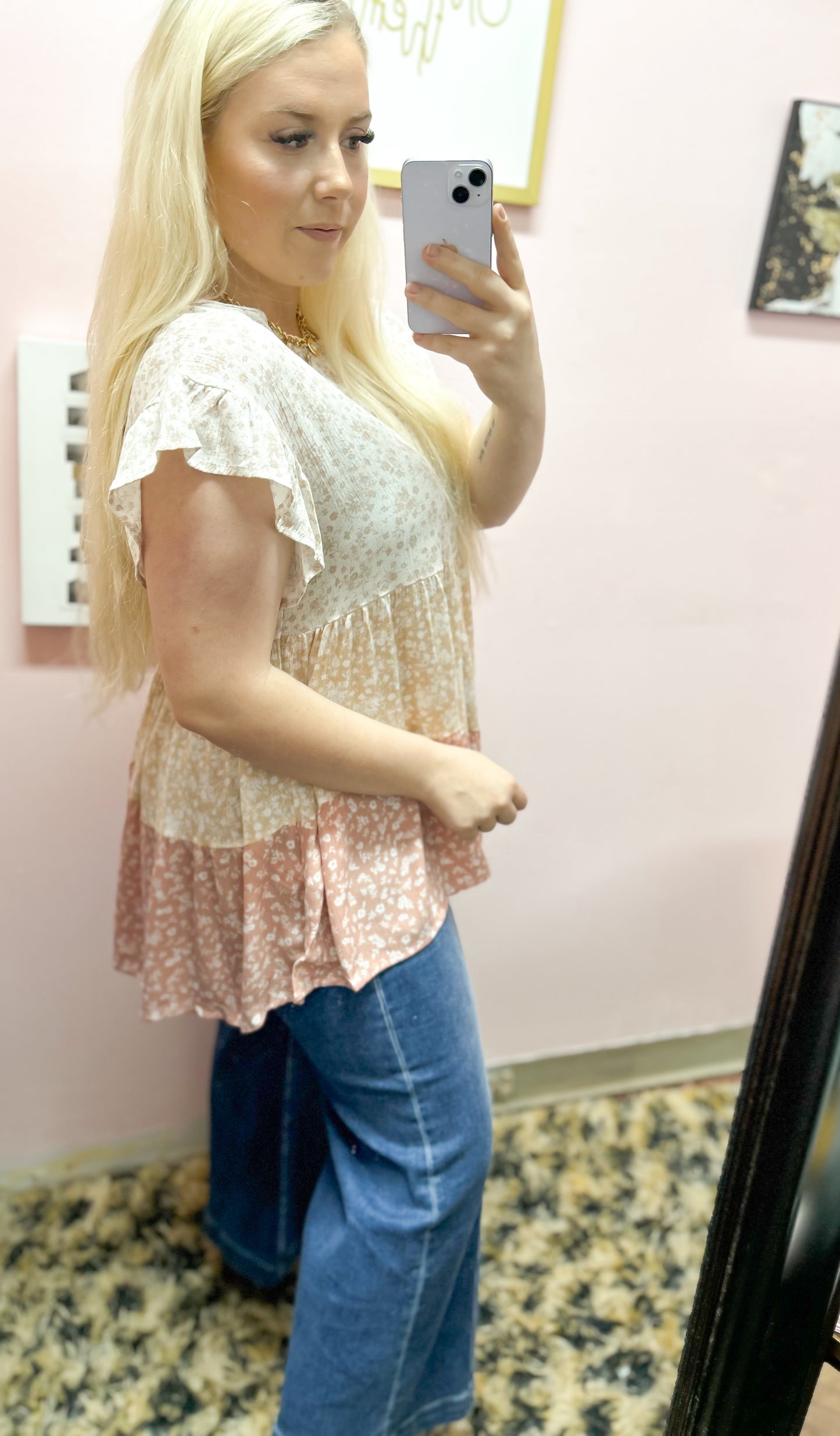 Whimsical Babydoll Blouse