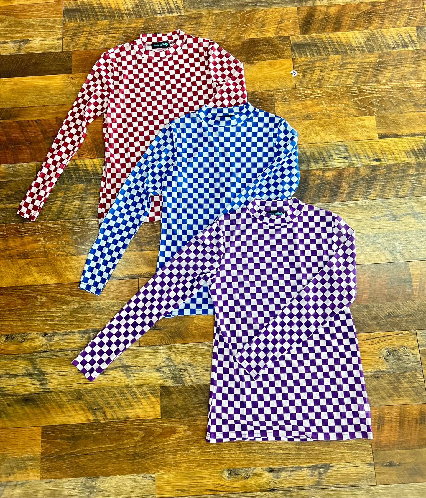 Gameday Checker Mesh Tops