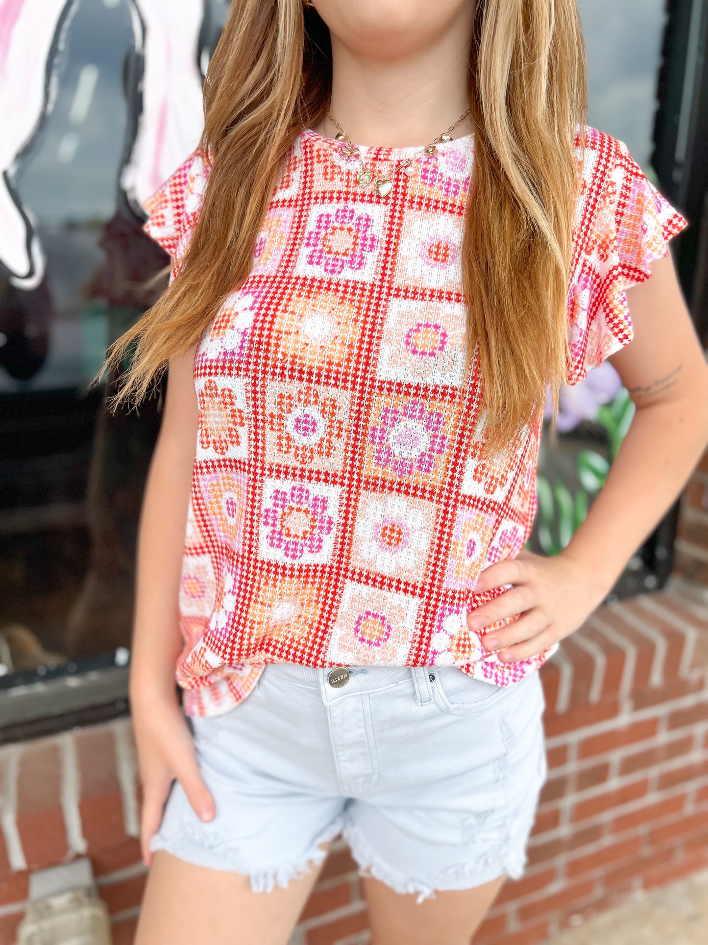 Retro Daisy Top