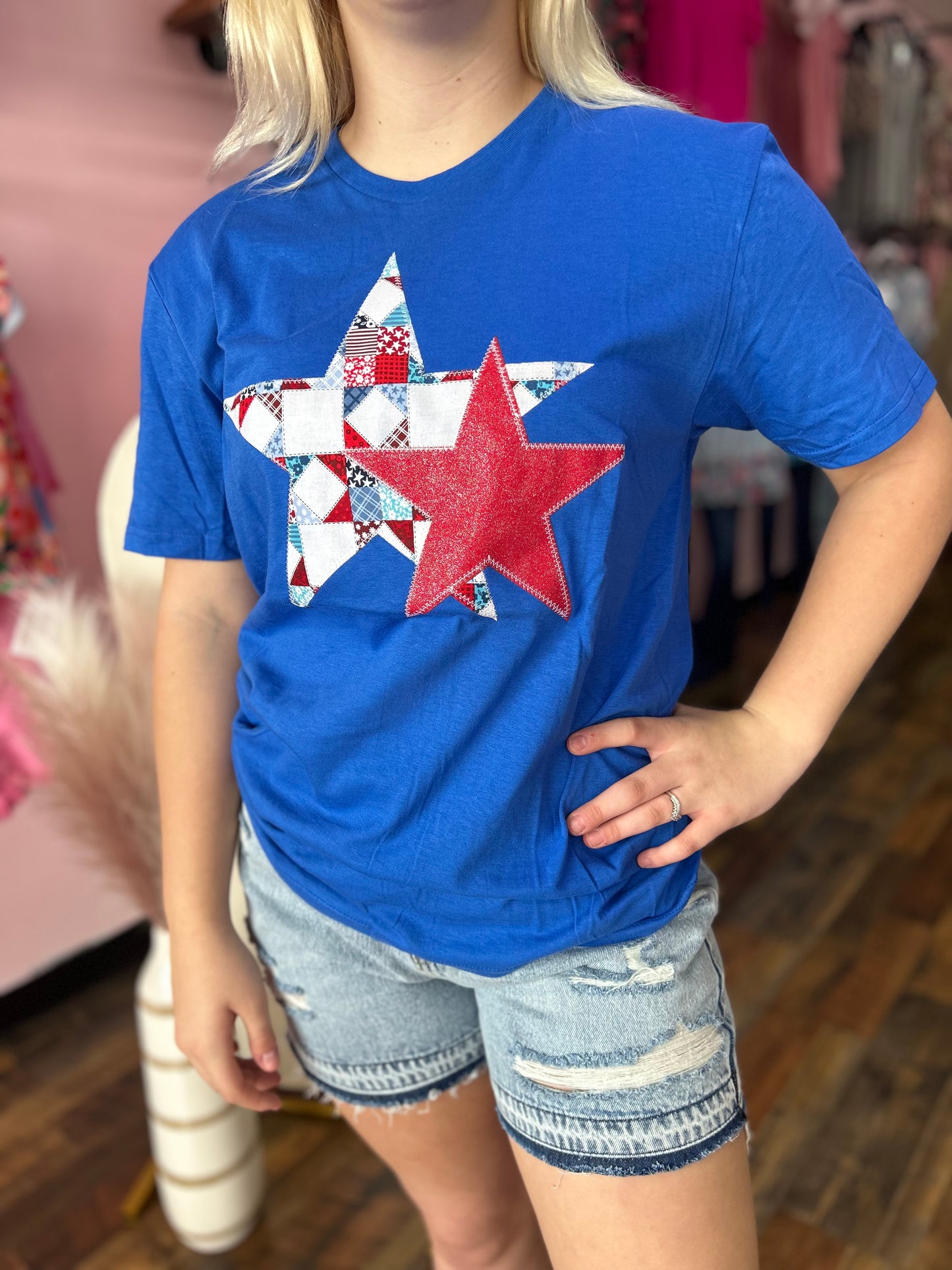 American Patchwork Top