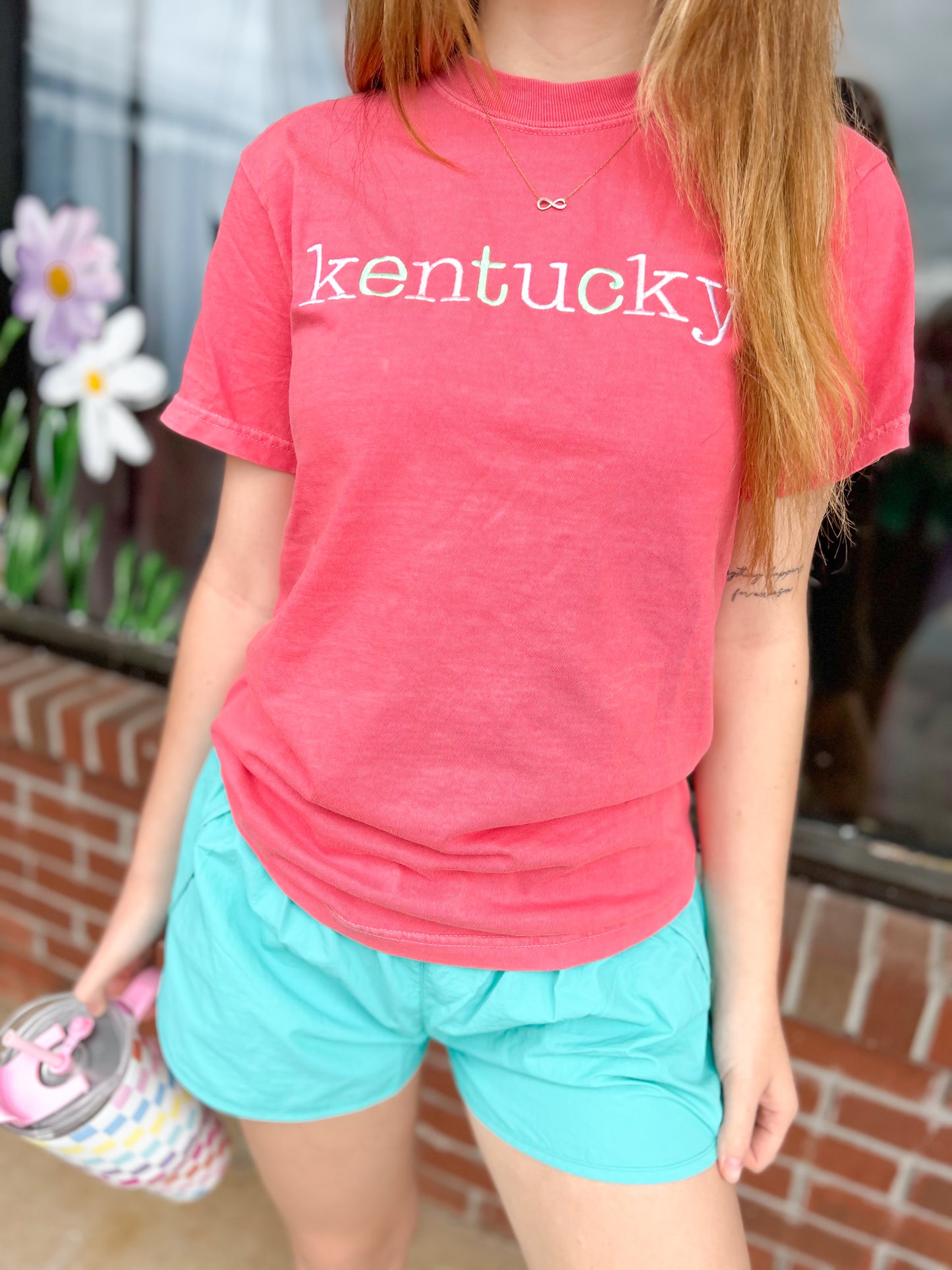 Kentucky Embroidered Color burst Tee