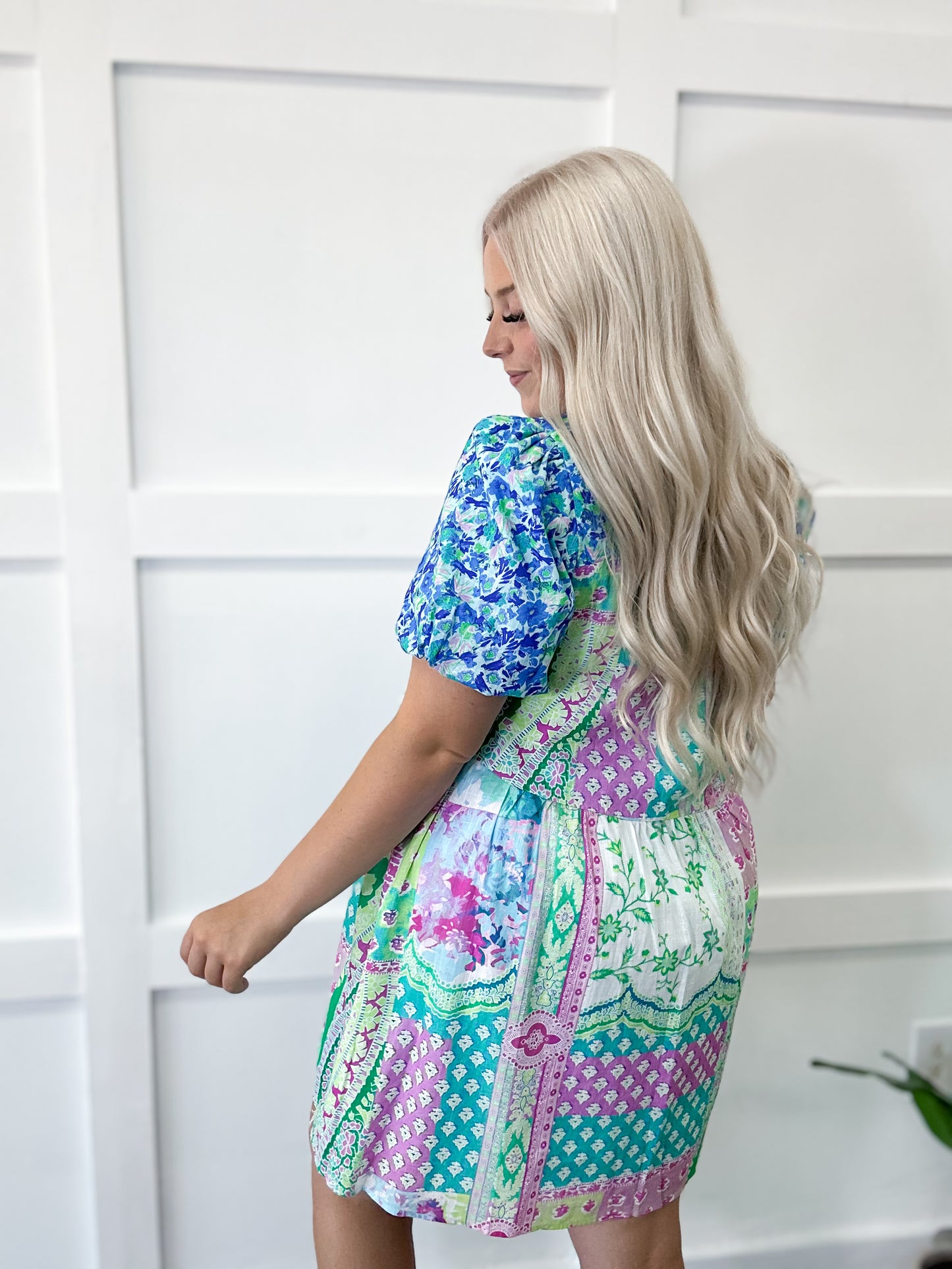 Palm Beach Patchwork Dress
