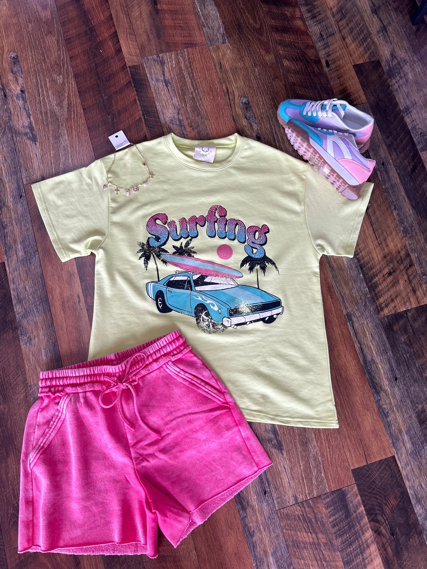 Surfs Up Bling Graphic