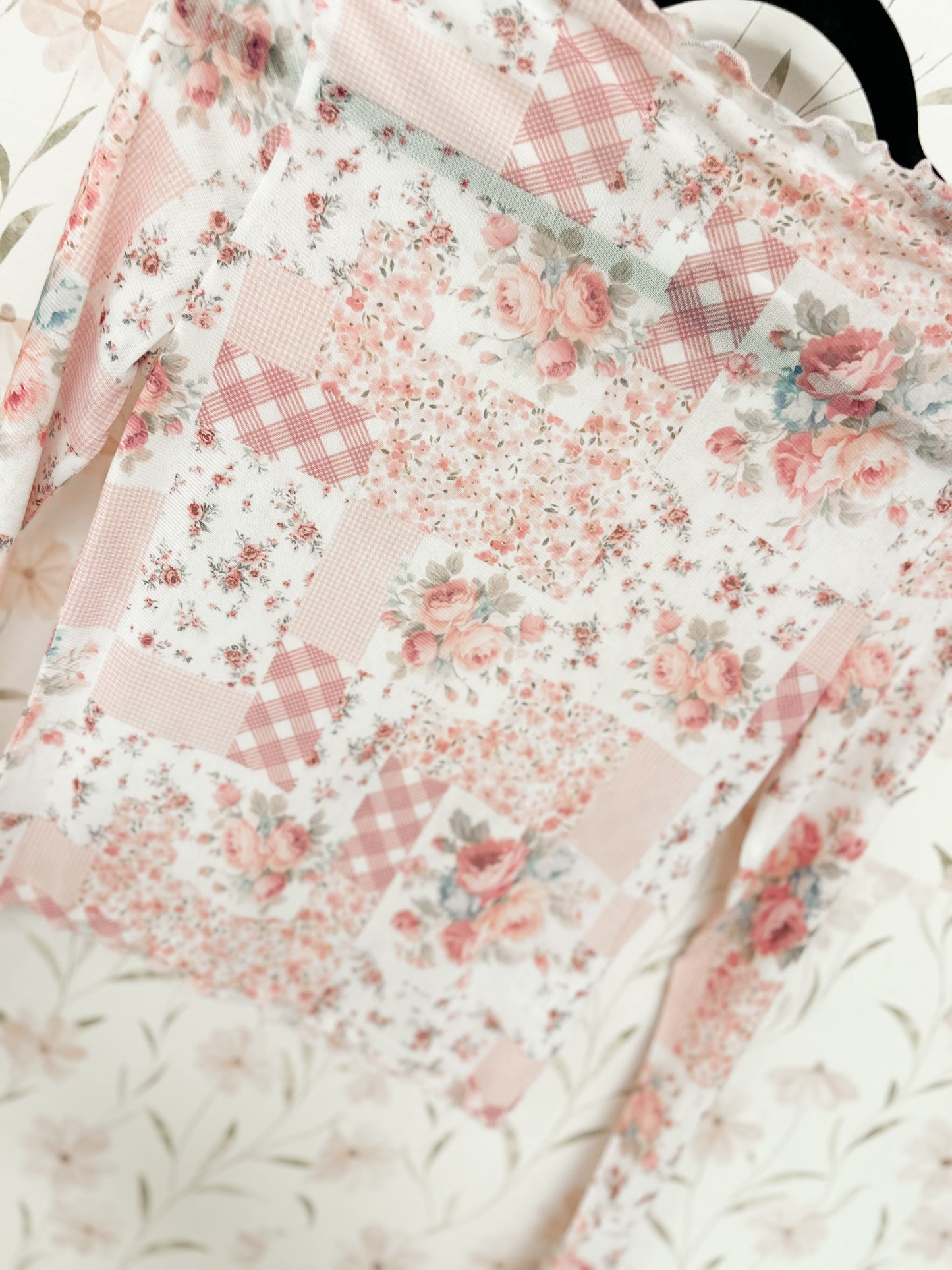 Pink Patchwork Mesh