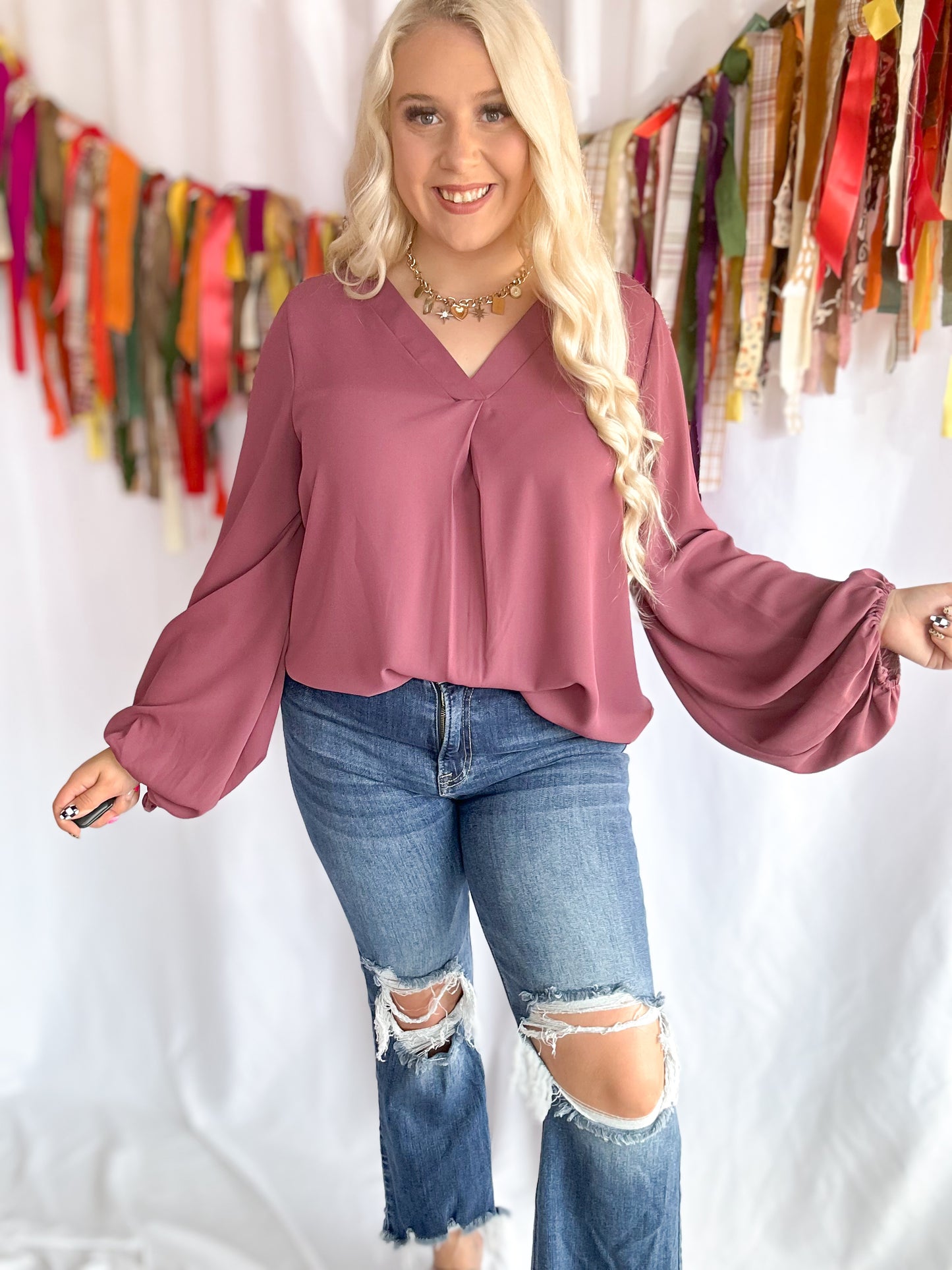 Mauve Madness Blouse