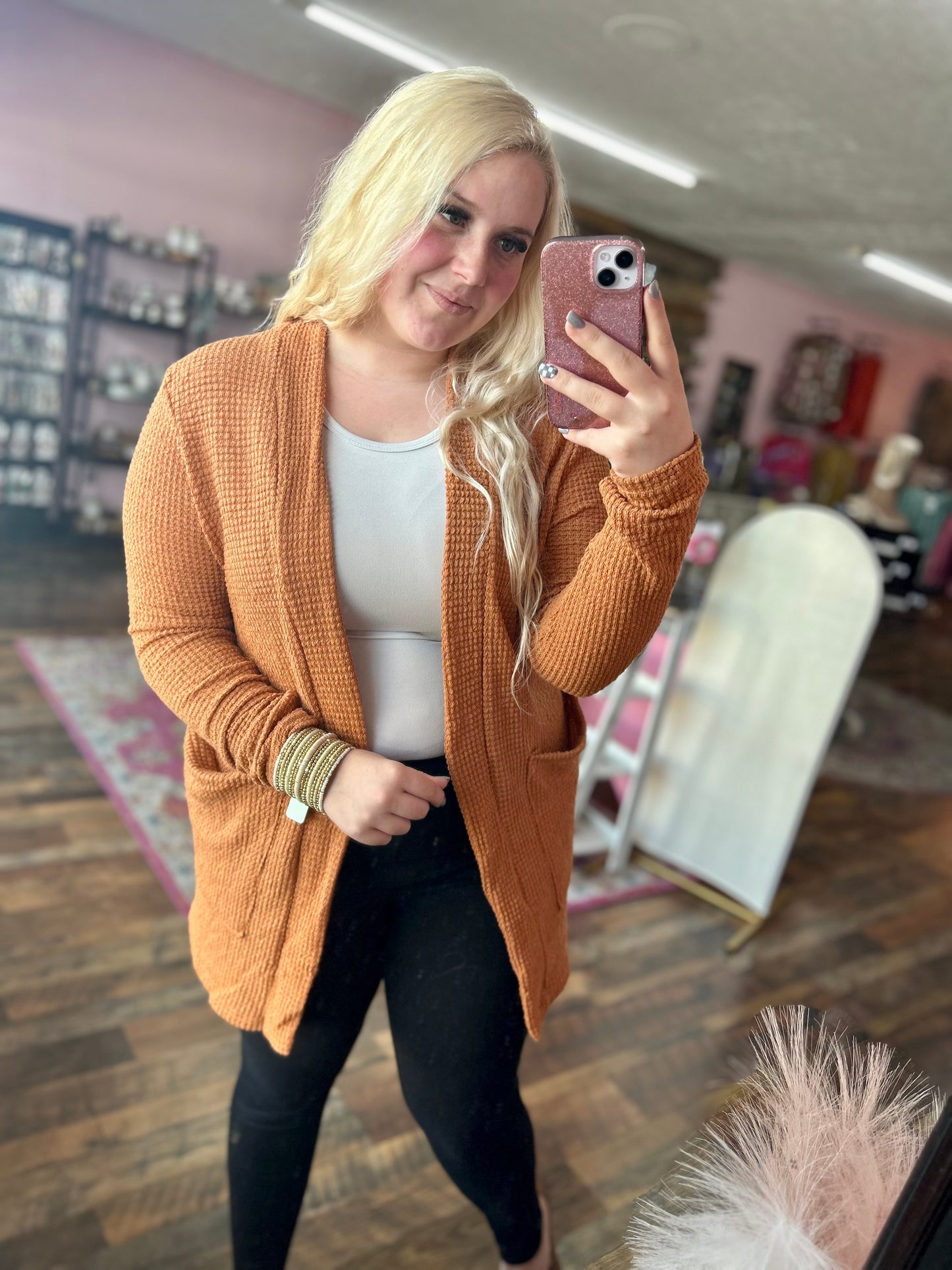 Blakely Lola Cardigan (Rust)