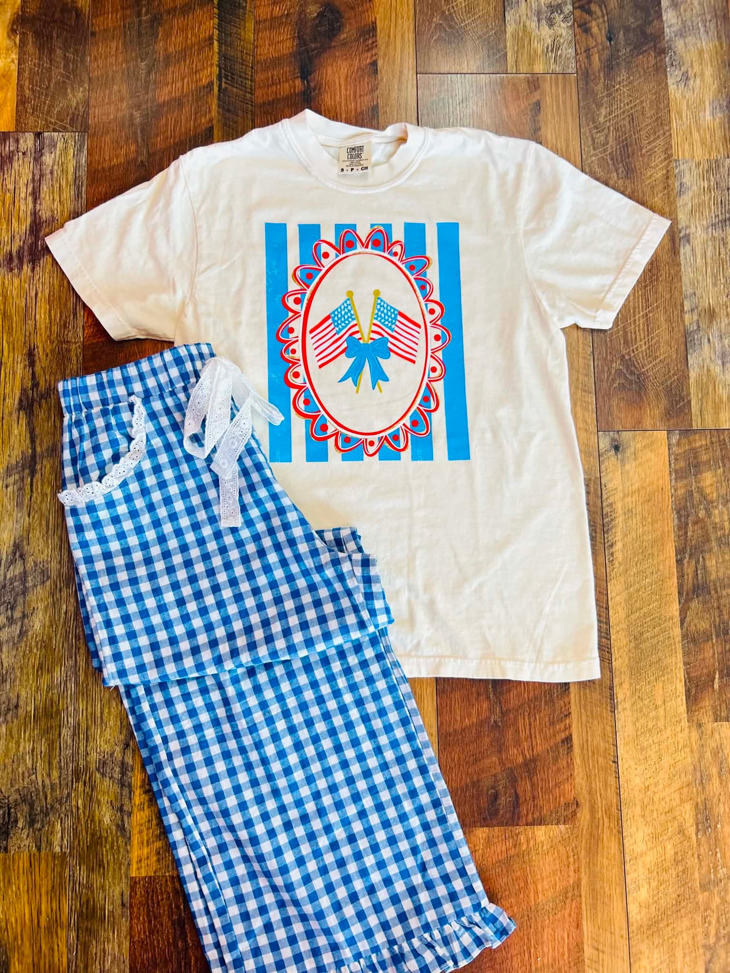 Vintage Americana Flag Tee