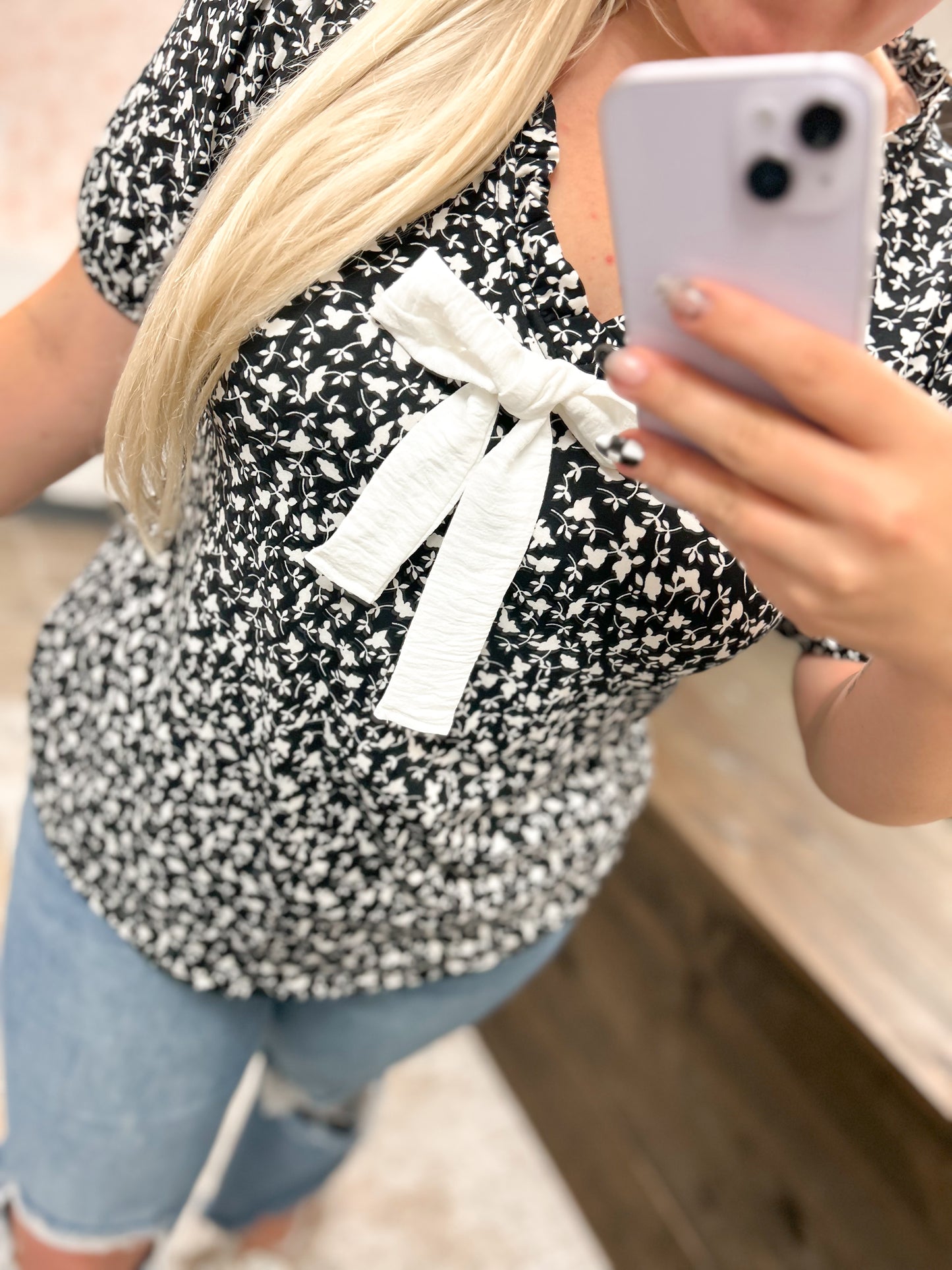 Mabel Bow Blouse