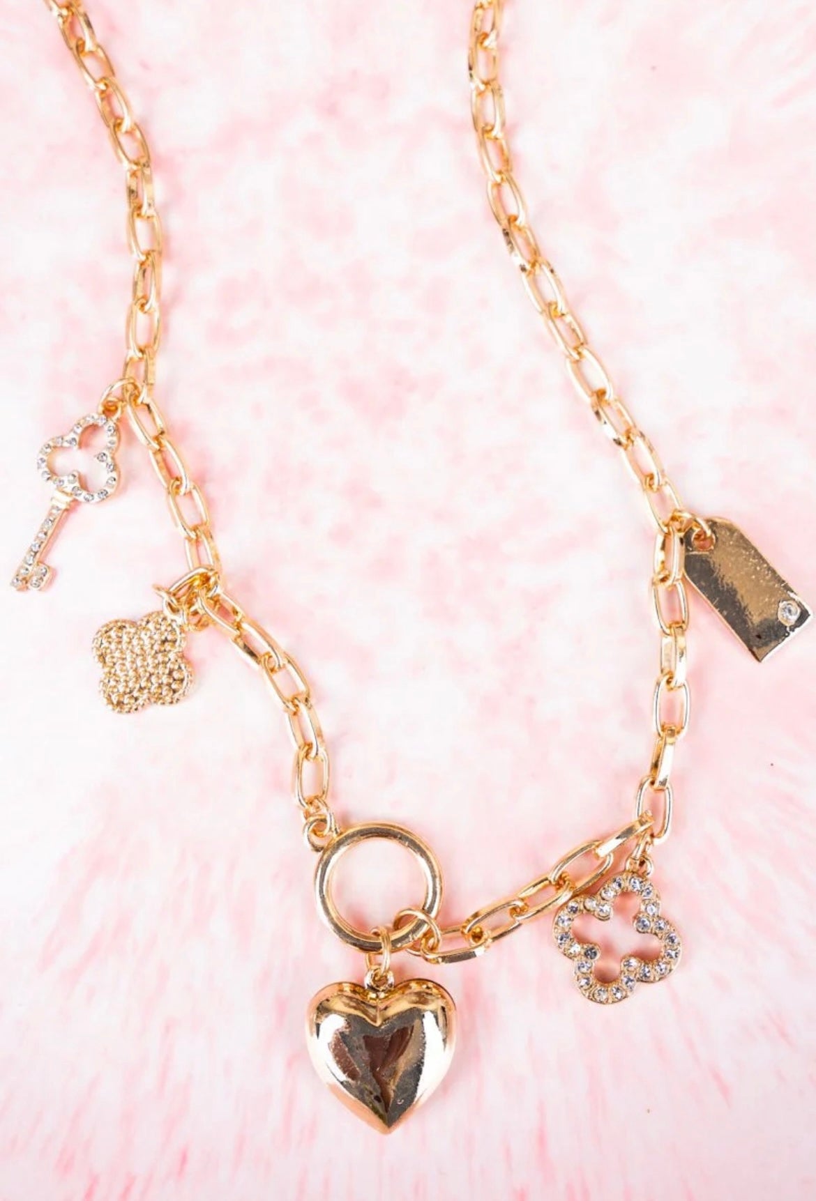 Morrison Gold Charm Necklace