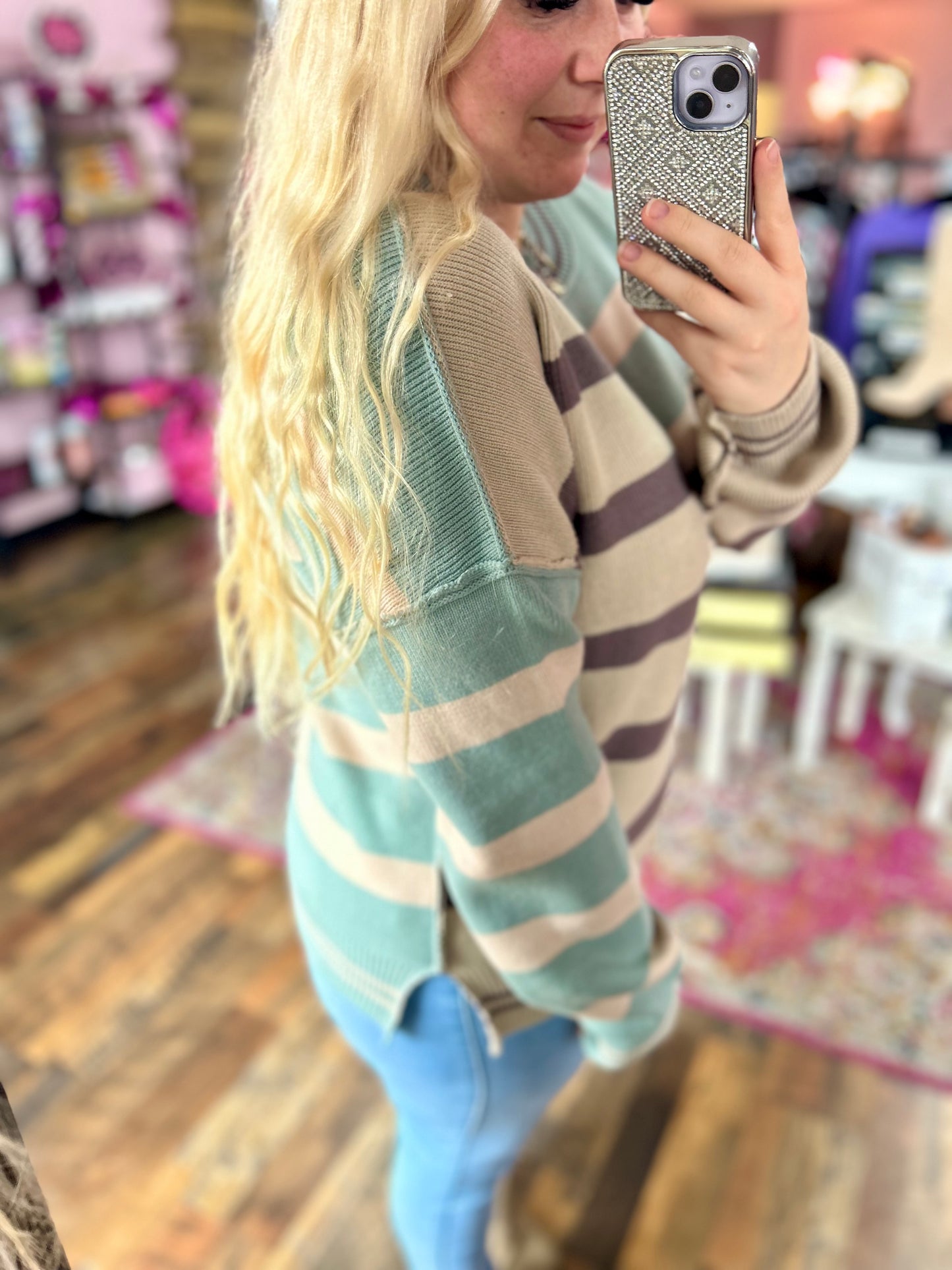 Winter Wonder Contrast Sweater