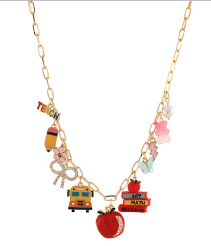 Teacher Charm Necklace