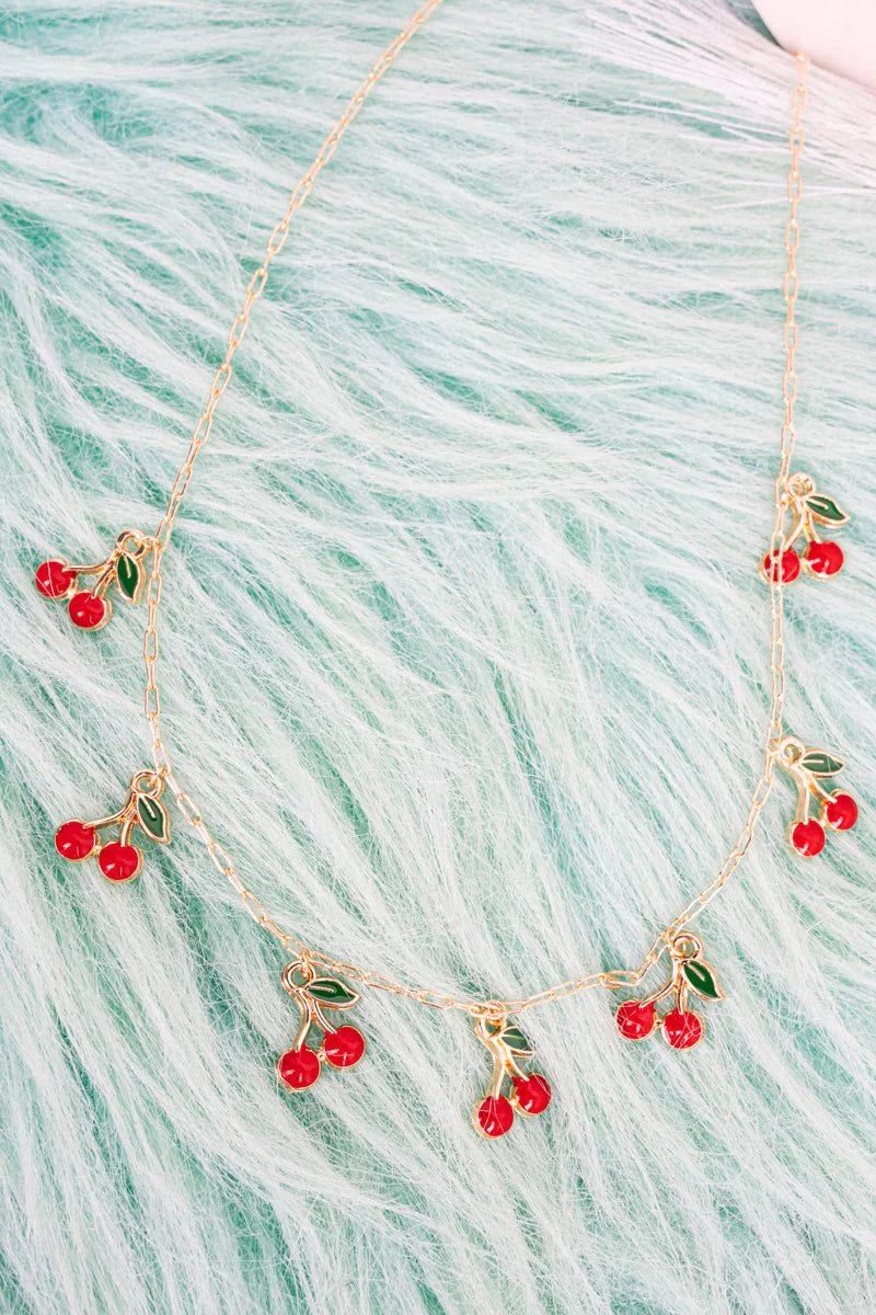 Cherry Charm Necklace