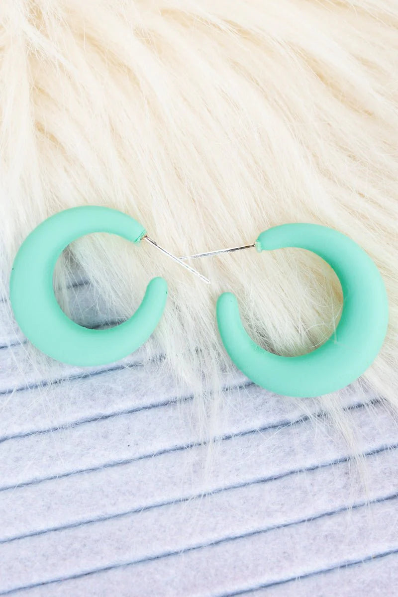 Pastel Blue Hoops