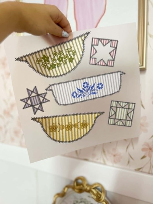 Vintage Dishes Print