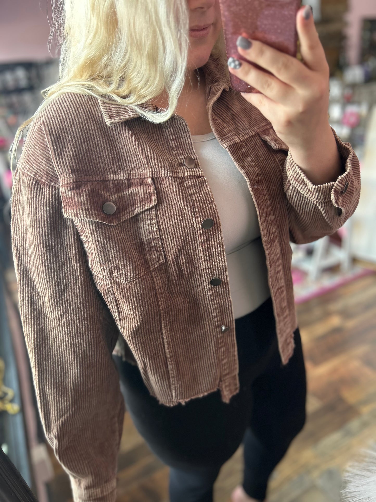 Chocolate Corduroy Jacket