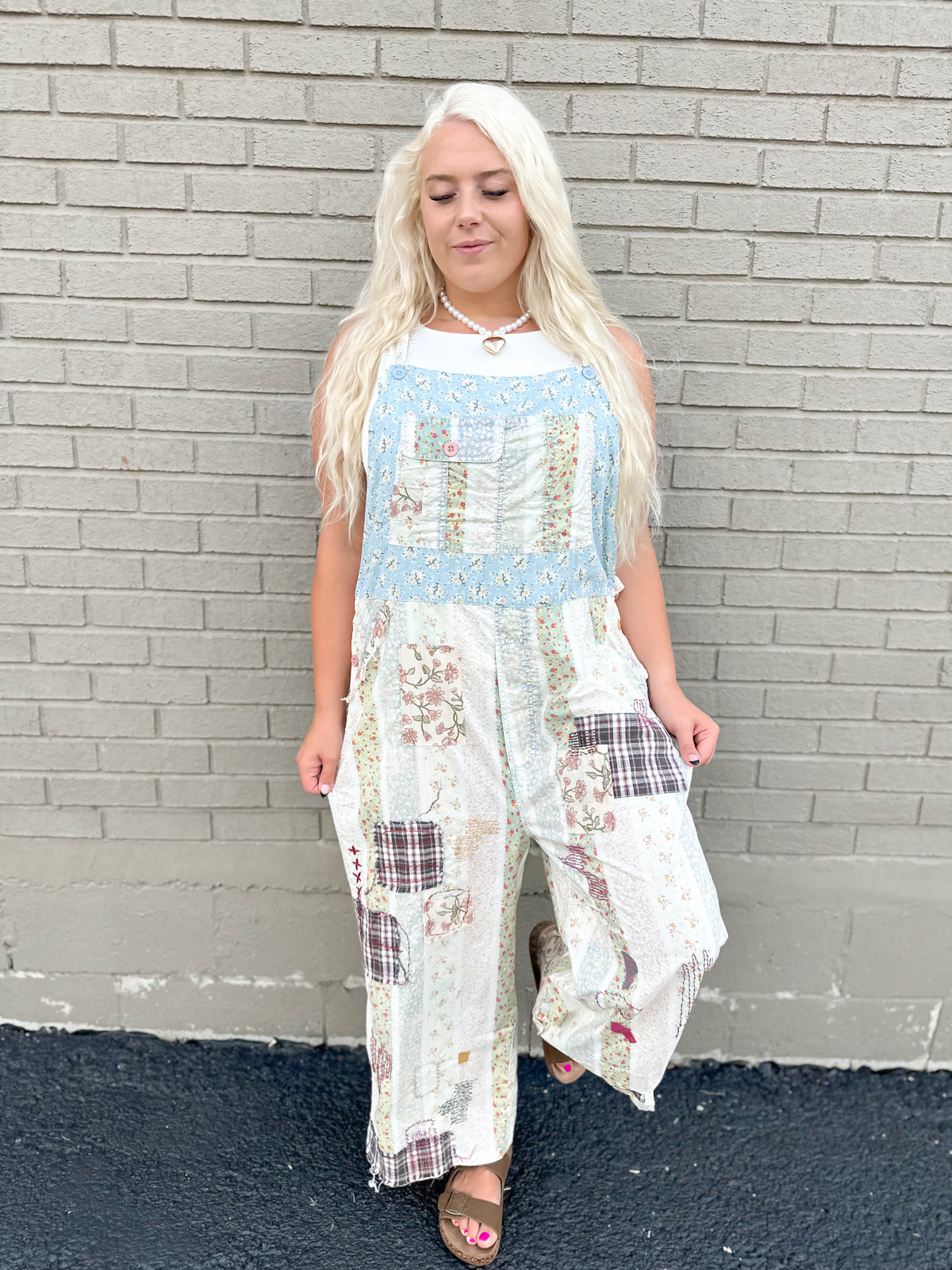 Down South Patchwork Overalls
