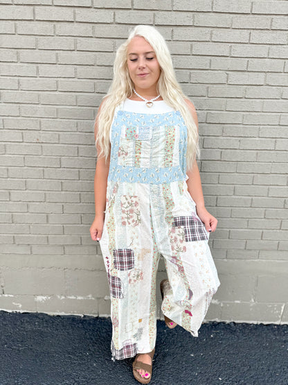Down South Patchwork Overalls