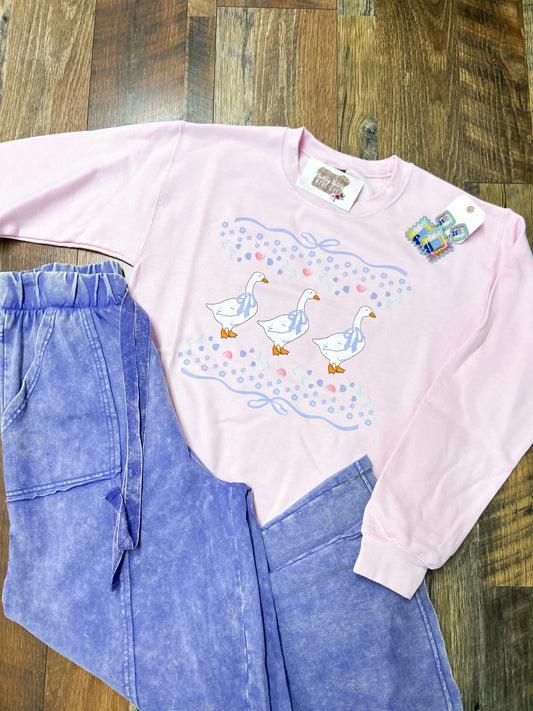 Coquette Geese Crewneck