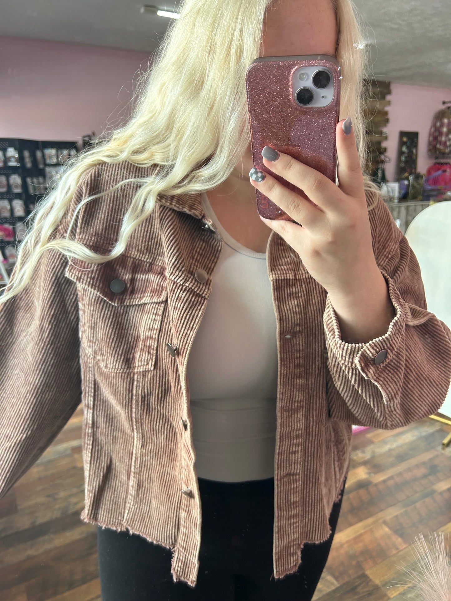 Chocolate Corduroy Jacket