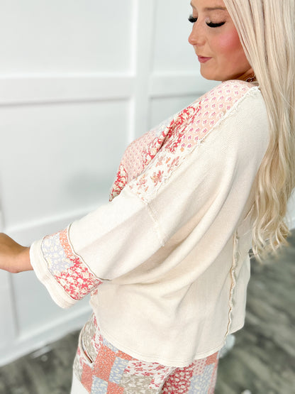 Autumn Embers Patchwork Top